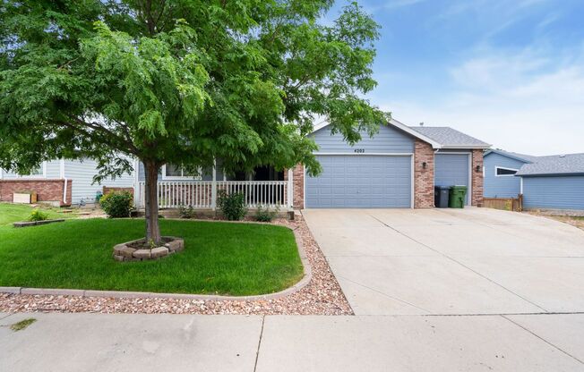 Ranch Style. 3 Bedroom Home.