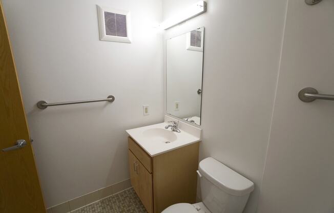 Rolling Hills apartments studio, St. Paul, Minnesota