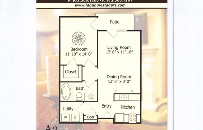 1 bed, 1 bath, 783 sqft, $1,488