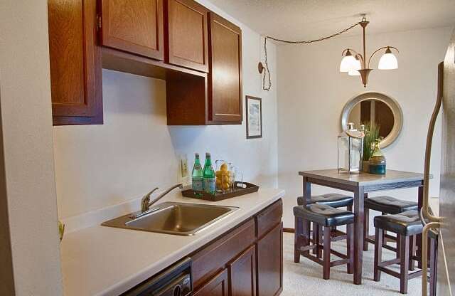 Kitchen at Cambridge Towers Apartments, Hopkins, MN, 55343