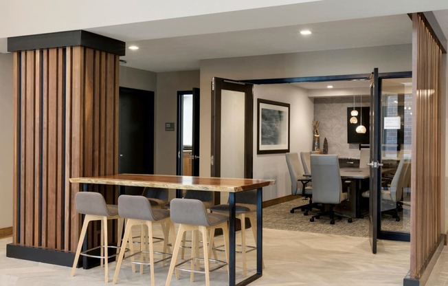 Conference Room at The McMillan Apartments in Shoreview, MN 55126