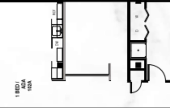 1 bed, 1 bath, 766 sqft, $1,297, Unit A205