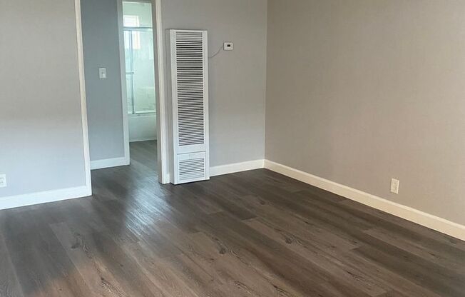 Across the street from SJSU! Updated 1 bedroom 1 bath apartment in gated community