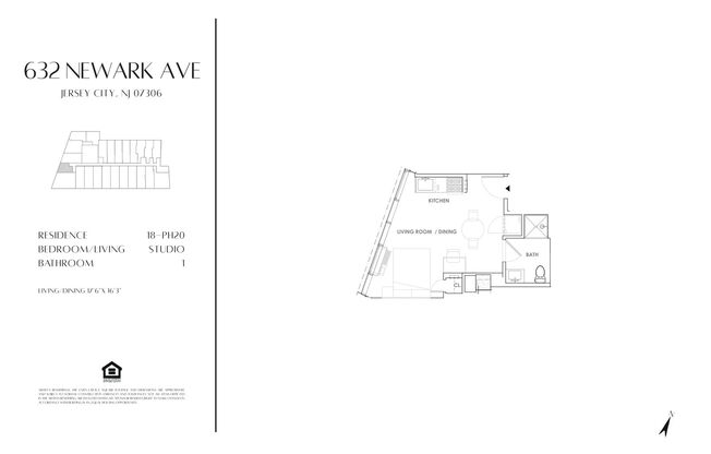 Studio, 1 bath, 340 sqft, $2,550, Unit 2520