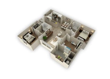 3 beds, 2 baths, 1,228 sqft, $2,741