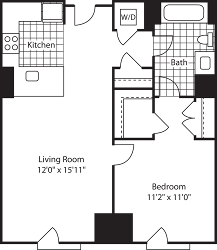 1 bed, 1 bath, 676 sqft, $3,764, Unit 810