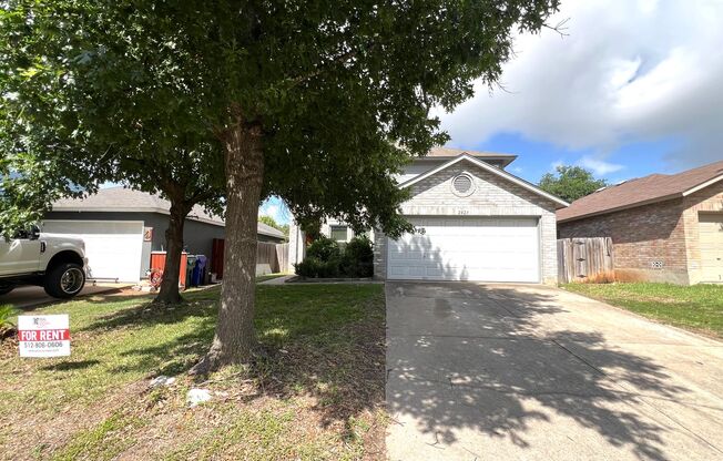 Spacious 2 Story 3 bedrooms 2.5 bathrooms home for rent in Cedar Park, TX