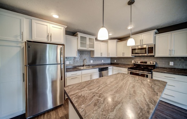 Beautiful White Cabinets Kitchen