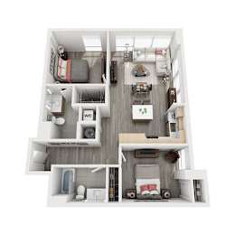 2 beds, 2 baths, 1,050 sqft, $3,410