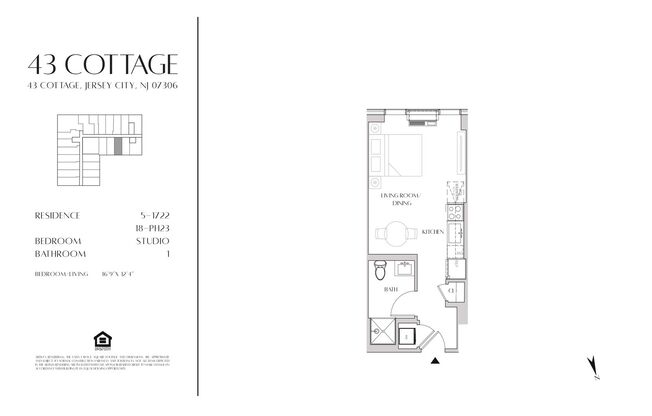Studio, 1 bath, 367 sqft, $2,375, Unit 611