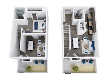 1 bed, 1.5 baths, 890 sqft, $1,395
