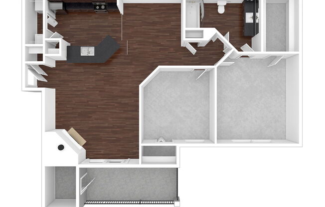 2 beds, 1 bath, 911 sqft, $1,720