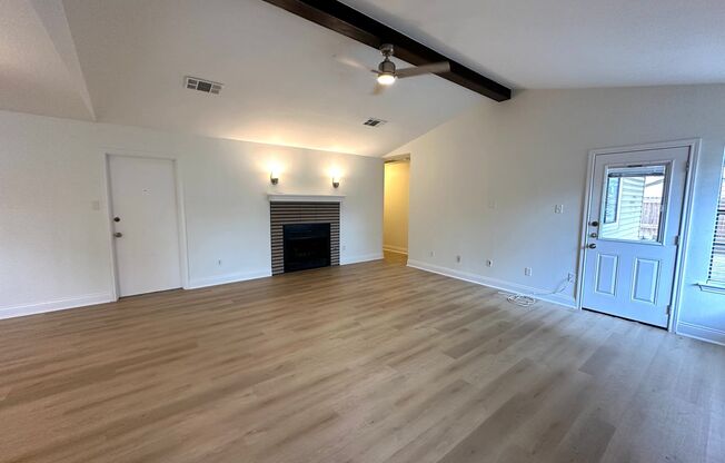 Beautiful Milwood 3 Bedrooms 2 Bathroom Single Story Home for Rent with Modern Upgrades & Decked Backyard at a corner lot
