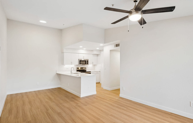 Living Room with Hard Surface Flooring