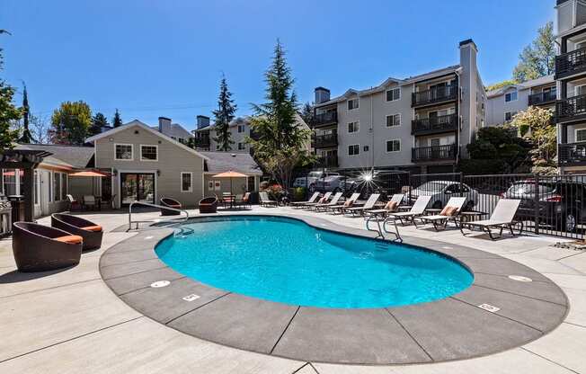 take a dip in our resort style pool