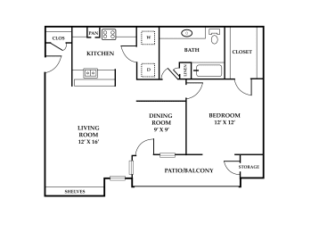 1 bed, 1 bath, 802 sqft, $1,265