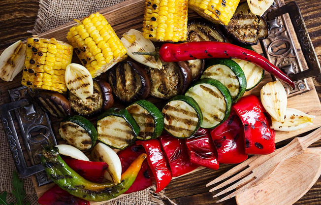 Vegetable Skewers Grilled to Perfection