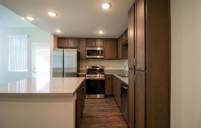 Fully Equipped Kitchen at Loma Villas Apartments, San Bernardino, 92408