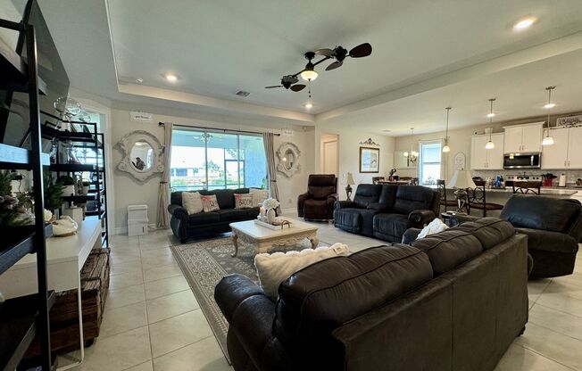 Turnkey Elegance in Brightwater Lagoon: Fully Furnished 3-Bed, 3-Bath with Resort-Style Amenities