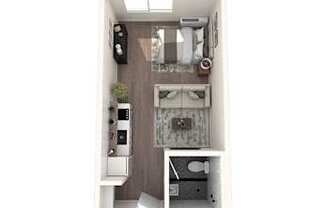 Studio, 1 bath, 272 sqft, $925