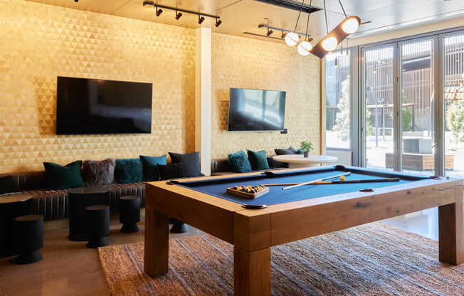Resident Lounge with Pool Table