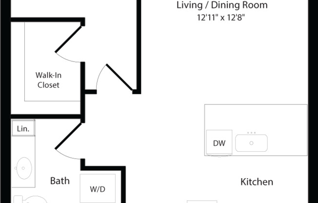1 bed, 1 bath, 720 sqft, $2,349, Unit 208