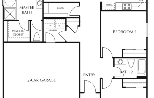 3 beds, 2 baths, 1,542 sqft, $2,039