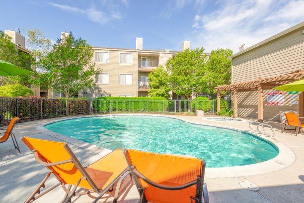 Pool With Sundeck at California Place Apartments, Sacramento, CA