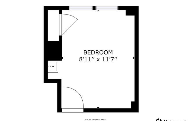 Studio, , 118 sqft, $1,100, Unit 6