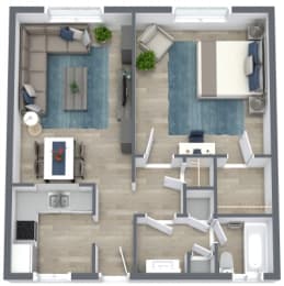 1 bed, 1 bath, 570 sqft, $1,083