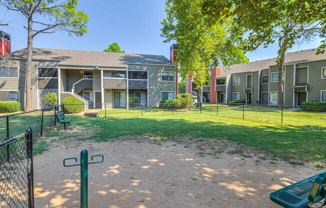 Dog Park with Equipment