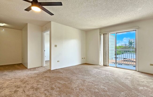 802 Punahou, newly painted with new carpet - 1 bedroom, 1 bath with 1 parking stall