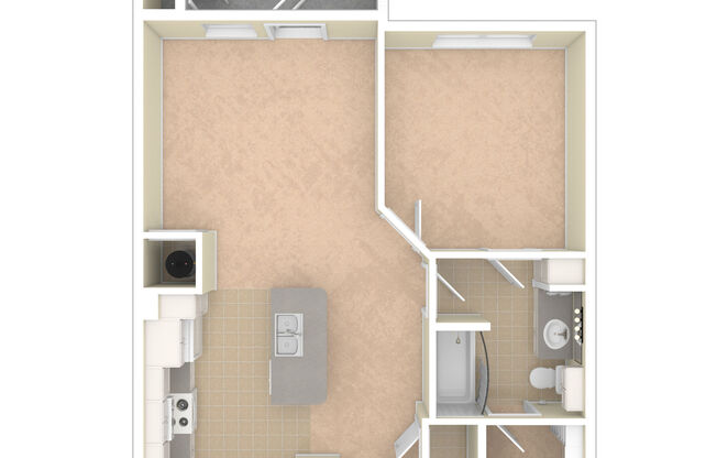 1 bed, 1 bath, 804 sqft, $1,257