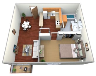 1 bed, 1 bath, 725 sqft, $725