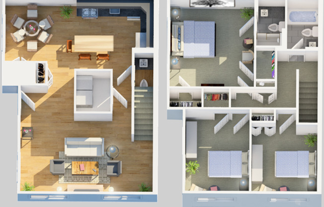 3 beds, 1,413 sqft, $2,905