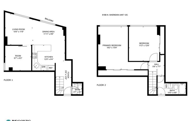 3 beds, 1.5 baths, 1,001 sqft, $3,300, Unit 12C
