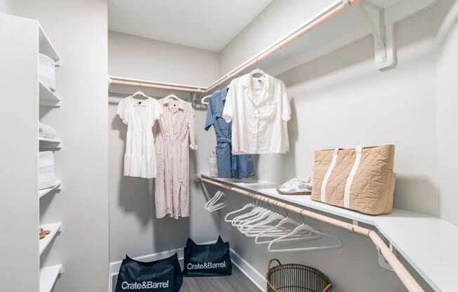 Discover the perfect blend of style and functionality at Modera Waugh! Our spacious apartment homes feature large closets and built-in storage, making organization a breeze.