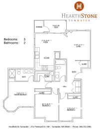 3 beds, 2 baths, 1,101 sqft, $2,050