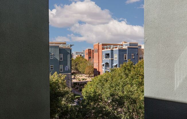Upgraded 4th floor unit in upscale guard gated community just South of the Strip
