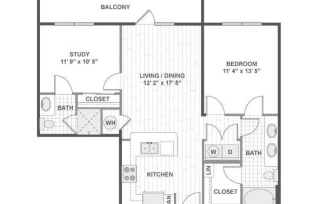 2 beds, 2 baths, 922 sqft, $1,870