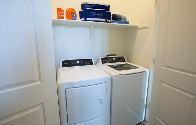 In-Home Washer and Dryer at Christopher Todd Communities