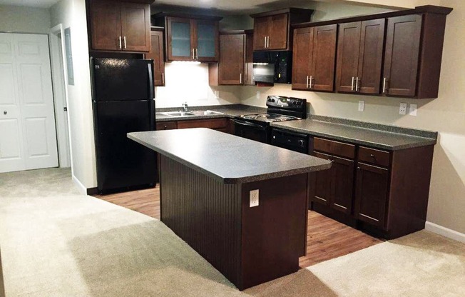 Gourmet kitchen at Alpine Slopes Apartments near Grand Rapids, MI