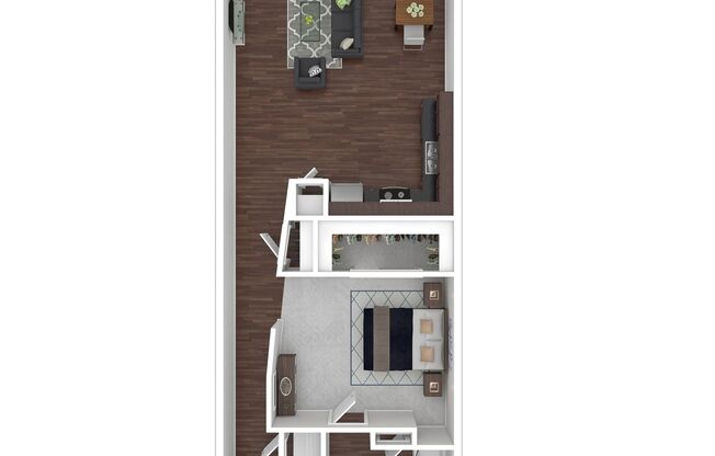 1 bed, 1 bath, 845 sqft, $1,349