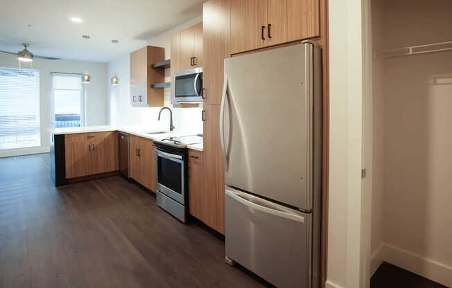 Kitchen with Stainless Steel Appliances