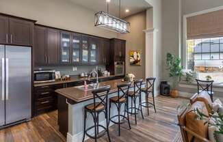 Kitchen in Clubhouse at San Tropez