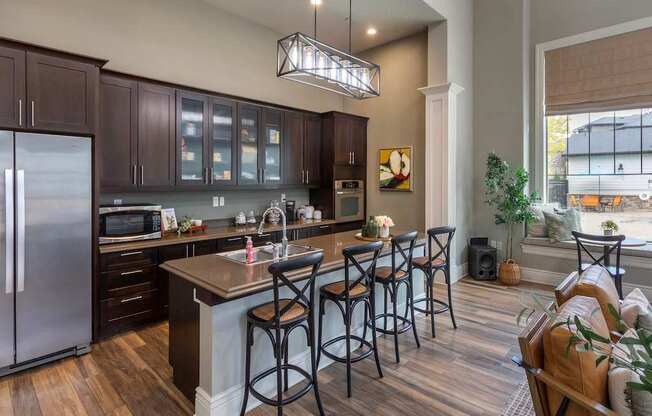 Kitchen in Clubhouse at San Tropez