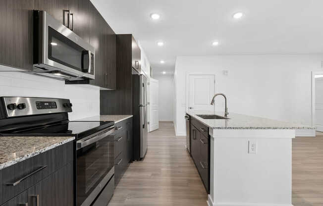 Kitchen with Stainless Steel Appliances