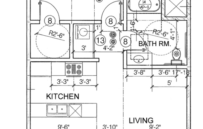 1 bed, 1 bath, 789 sqft, $2,395, Unit 209