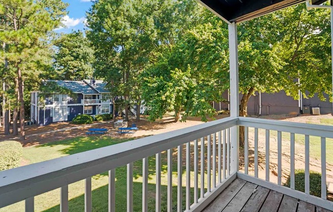 our apartments showcase a beautiful screened in porch