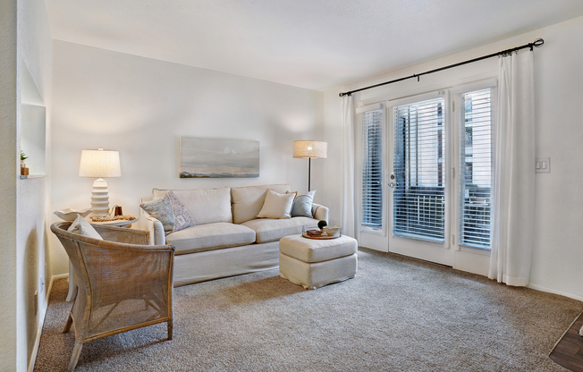 Living Area & Patio Door